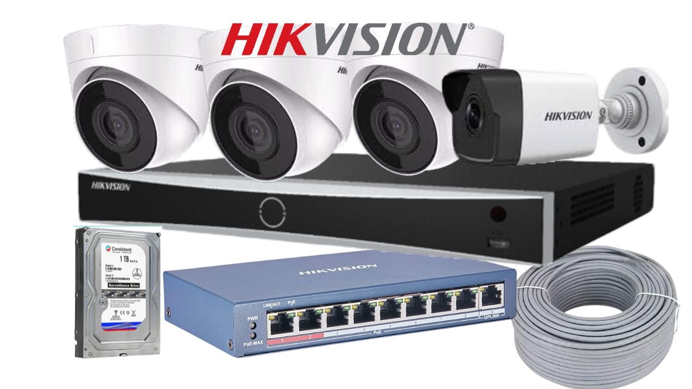 **Complete CCTV Setup Combo – Secure Your Space Today!**